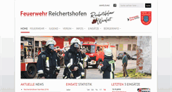 Desktop Screenshot of ff-reichertshofen.de