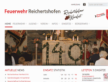 Tablet Screenshot of ff-reichertshofen.de